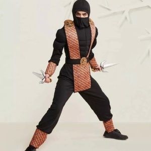 Kids Fearless Force Ninja with Swords included (small 4-7)